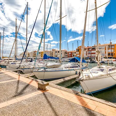 Cap D'agde, T1 Renove Avec Vue 阿格德