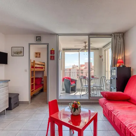 公寓 Cap D'agde, T1 Renove Avec Vue