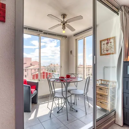 公寓 Cap D'agde, T1 Renove Avec Vue *