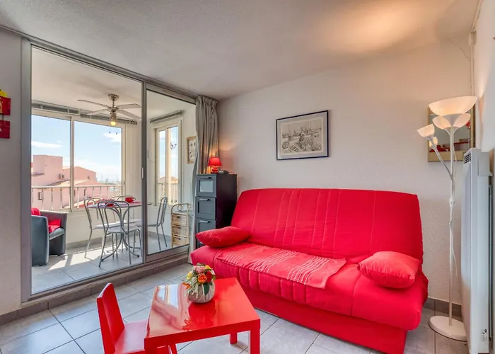 Cap D'agde, T1 Renove Avec Vue Apartman